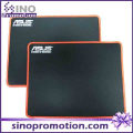 Mini Gaming Mousepad with Orange Edge (Black)